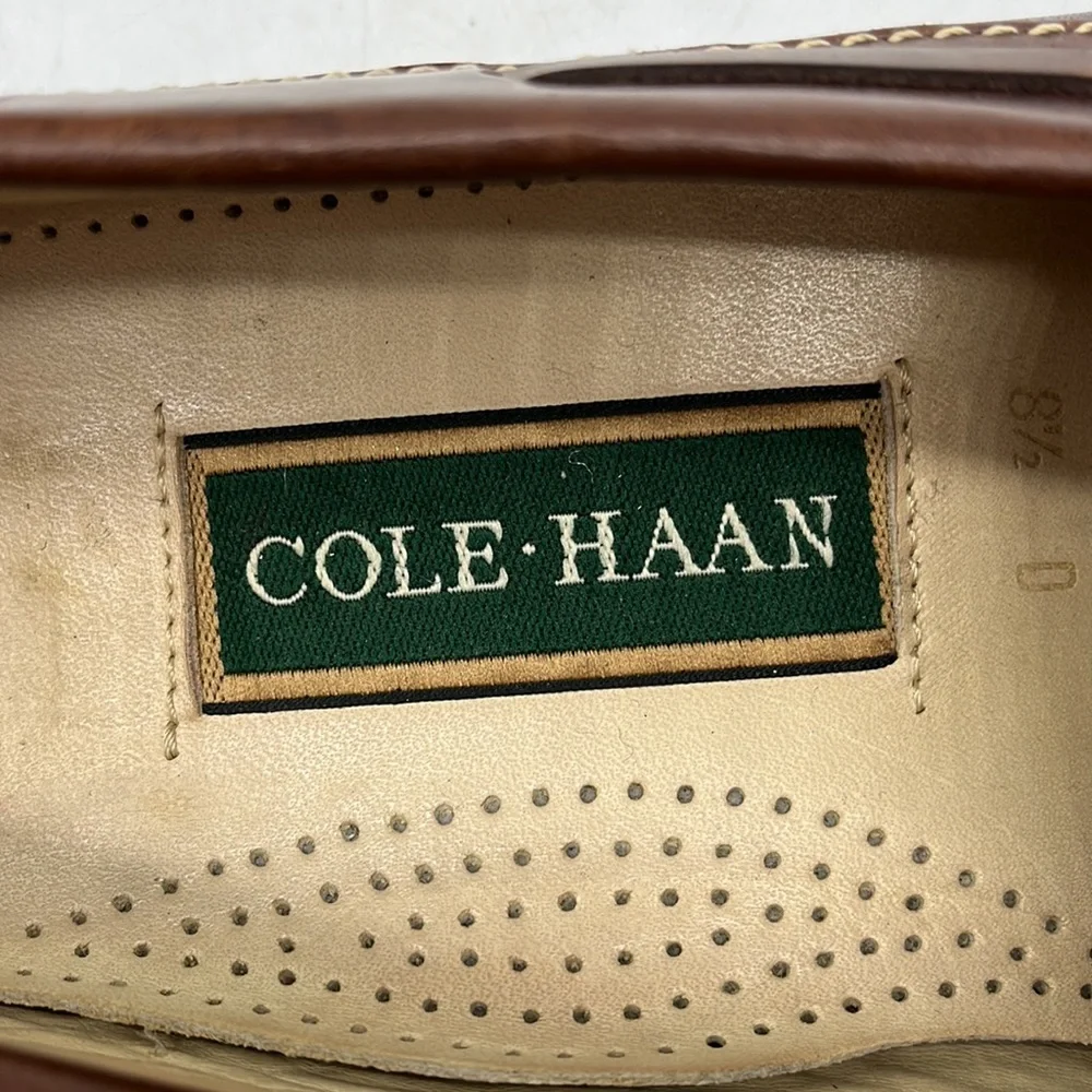 Cole Haan Black Brown Tassel Loafer Size 8.5. CH2689 - Picture 7 of 8